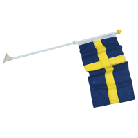 Illustration av Fasadset flagga 117cm