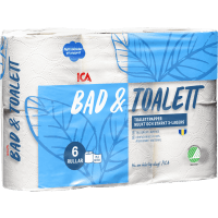 Illustration av Bad & toalett toalettpapper 6p
