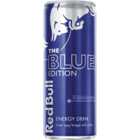 Illustration av Energidryck The Blue Edition