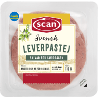 Illustration av Leverpastej skiv