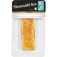 Illustration av Lax Färsk Varmrökt Miljömärkt