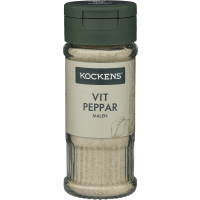 Illustration av Vitpeppar malen gourmetglas