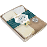 Illustration av Ostbricka Tre goda ostar