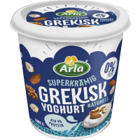 Illustration av Grekisk yoghurt naturell 0%