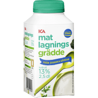 Illustration av Matlagn grädde 13%