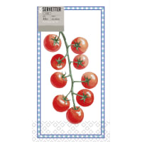 Illustration av Servett 20cm Tomat