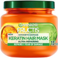 Illustration av *utförs revidering Goodbye Damage Keratin Hair Mask