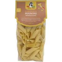 Illustration av Bronsvalsad kvalité Pasta