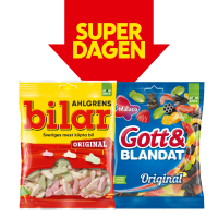 Illustration av Gott & Blandat, Ahlgrens bilar