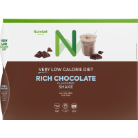 Illustration av Viktkontroll Rich Chocolate shake