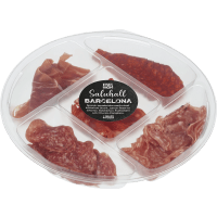 Illustration av Tapasbricka Barcelona