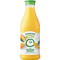 Illustration av Apelsinjuice med fruktkött