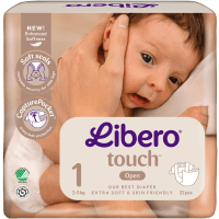 Illustration av Touch Öppen Blöja Strl 1 2-5kg