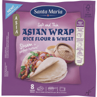 Illustration av Asian Wrap Rice Flour