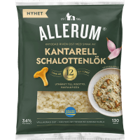 Illustration av Kryddad riven ost Kantarell&Schallottlök