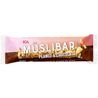 Illustration av Müslibar Peanut Chocolate