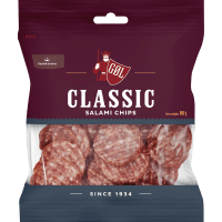 Illustration av Salami chips