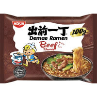 Illustration av Demae Ramen Biffsmak
