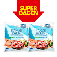 Illustration av Frysta räkor med skal 90/120