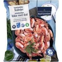 Illustration av Räkor med skal M