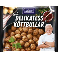 Illustration av Köttbullar Små delikatess Fryst s