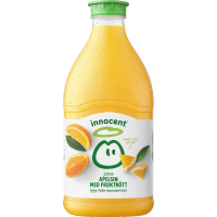 Illustration av Apelsinjuice med fruktkött