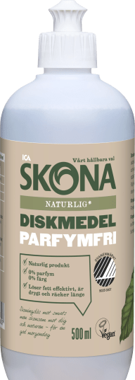 ICA Skona Naturlig* Diskmedel Parfymfri 500 ml