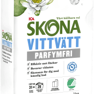 ICA Skona Vittvättmedel parfymfri 1 kg