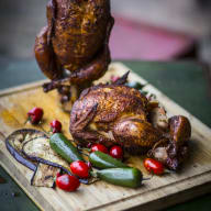 9. Beer can chicken