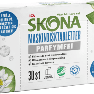 ICA Skona Maskindisktabletter 30-pack, 60-pack