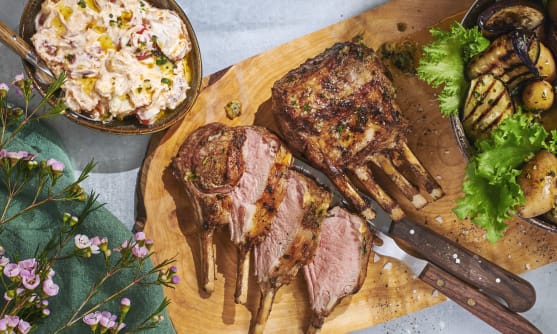 Grillade-lammracks-och-aubergine