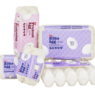 Olika förpackningar med ägg
