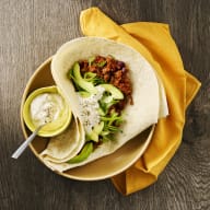 Burritos med bönor i tortillabröd