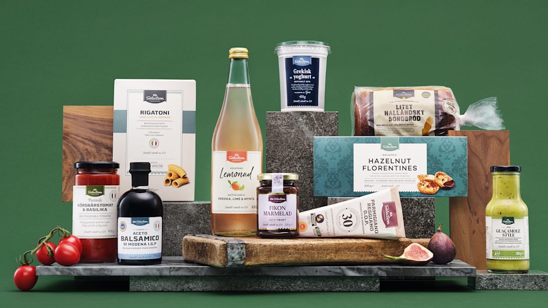 Produkter från ICA Selection.