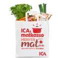 ICAs matkasse fylld med matvaror