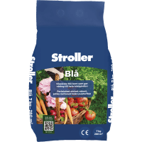 Illustration av Trädgårdsgödsel Stroller Blå