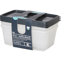 Illustration av Frys/microburk 3-pack
