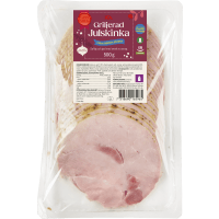 Illustration av Skivad julskinka