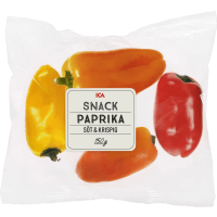 Illustration av Snackpaprika i påse