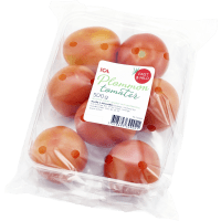 Illustration av Plommontomater i ask