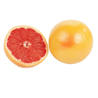 Illustration av Röd grapefrukt