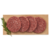 Illustration av Färska hamburgare