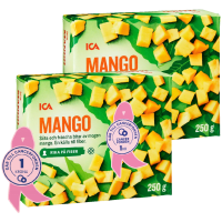 Illustration av Fryst mango