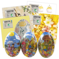 Illustration av Påskägg, Servetter