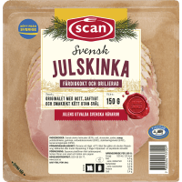 Illustration av Julskinka skivad
