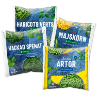 Illustration av Frysta grönsaker