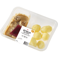 Illustration av Färska portionsrätter