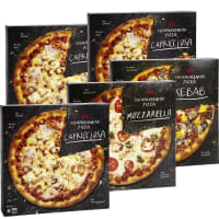 Illustration av Fryst pizza