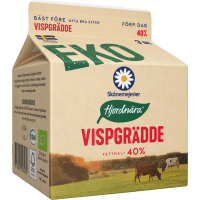 Illustration av Ekologisk Vispgrädde