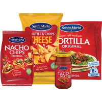 Illustration av Chips, Tacosås, Tortilla original